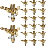 Ferraycle 20 Pieces 1/2 Inch Brass Impact Sprinkler Head Nozzles Heavy Duty New. Price: $117.50.