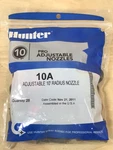 25 Hunter Pro Adjustable Nozzles Radius 10A New Sealed Bag Pack. Price: $24.95.