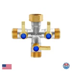 Brass Garden Hose Splitter, Way Outdoor Ght 3/4 New. Price: $46.84.