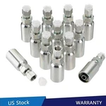 Racewill 12PCS 3/8" Hose X 1/4" Jic 37 Female Hydraulic Crimp Fittings Cover New. Price: $38.99.