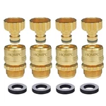 Hqmpc Lead-free Solid Brass 3/4" Ght Garden Hose Quick Connect Fittings Male + New. Price: $73.77.