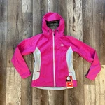 The North Face Rdt Rain Jacket Women Small Pink White Hooded Windbreaker Nwt New. Price: $75.00.