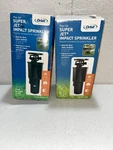 Orbit Popup Super Jet Impact Sprinkler 55100 1/2 Inlet 0-360 Degrees Set Of Open. Price: $25.00.