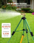 Vevor Impact On Tripod Base, Heavy Duty Sprinklers With Brass New. Price: $50.64.