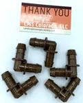 Rain Bird Barbed 1/2 Irrigation Elbow ( 5 Pack) - Drip Fitting New. Price: $12.97.