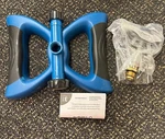 Raigro Adjustable 360 Degree Pulsating Lawn And Garden Sprinkler With Metal Head Open. Price: $20.00.