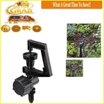 Adjustable Flow Micro Sprinkler 10-PACK Full-circle Rotary Spray Black New. Price: $35.79.