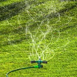 Gyrivav 360 Rotating Metal Lawn Sprinkler Fits 1/2'' Hose Heavy Duty New. Price: $14.92.