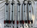 Lot Of Husky 1010098895 Brass Pulsating Sprinklers 48" Tripod Folding Aluminum Used. Price: $189.99.