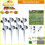 8 Pack Zinc Alloy Lawn Sprinkler Spike Base For Yard Garden Irrigation New. Price: $38.93.