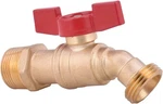 Male Hose Bibb 3/4" With 1/4-TURN 3/4MIP X 3/4MHT, Packs New. Price: $17.30.