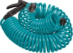 Orbit Coiled Garden Hose W/ 6 Pattern Spray Nozzle Brass Connections 50 Ft Blue New. Price: $45.99.