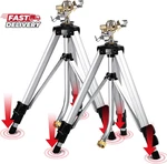 Yamatic Impact Sprinkler On Tripod Base, 360 Degree Large Area, Heavy Duty Adjus New. Price: $119.30.