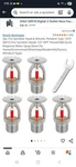 5PC Fire Sprinkler Head & Wrench, Pendent Type 155 (68 C) Hea... Open. Price: $44.99.