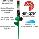 Rain Bird Rvansp High Efficiency Rotary Nozzle 17-24 Ft Adjustable Spike 45-270 New. Price: $29.66.