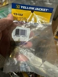 Yellow Jacket 19102 Quick Coupler 3/8 Flare Female New. Price: $14.99.