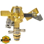 Hourleey 1/2" Brass Impact Sprinkler Head, 0-360 Degree Water New. Price: $22.99.