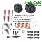 265FT Drip Irrigation System Adjustable W/ Emitters Tubing & Fittings For Garden New. Price: $31.57.