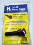K Rain Rotary Nozzle 26'-30' Adjustable 80*-360* Replaces All Major Brands New. Price: $8.50.