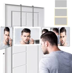 Rechargeable Way Mirror With Colors Light For Self Hair Cutting, 360 Adjus New. Price: $41.77.
