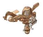 Orbit 55016 Brass Impact Sprinkler Head, Dual Nozzle, 3/4" Connection, New. Price: $60.99.