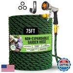 Wenlock Store Garden Hose 75 Ft, Lightweight, Sturdy Metal Nozzle 9 Spray, Heavy New. Price: $70.84.