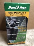 Rain Bird Pop-up Impact Sprinkler Mini Paw MG-4 Open. Price: $17.00.
