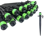 (100-PACK) 1/4" Inch 360 Degree Drip Emitter On 5" Stake Sprayer Adjustable Fl New. Price: $40.99.