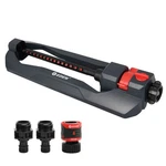 Eden 94105 Weighted Oscillating Sprinkler Covers Up To 3,600 Sq. Ft., 16 Pr... New. Price: $44.84.