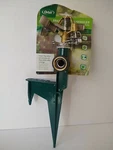 Orbit 58214N 6361 Sq. Ft. Coverage Brass Impact Sprinkler With Zinc Step Spike For. Price: $8.50.