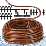 100 Ft 1/4 Inch Drip Irrigation Tubing Emitters Spacing With 16 Pcs Ir... New. Price: $42.42.