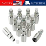 Racewill 12PCS 3/8" Hose X 1/4" Jic 37 Female Hydraulic Crimp Fittings Cover New. Price: $38.99.