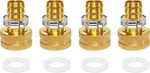 Youho Garden Hose 1/2 4PCS Female Thread, 3/4GHT(F) To Barb New. Price: $20.99.