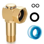 Siguranta Garden Hose Reel Replacement Fitting,brass 3/4"GHT Inch, 1 Pcs New. Price: $14.10.