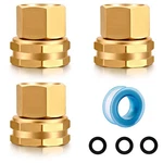 Siguranta Garden Hose Double Inch, 3/4" Ght F And 1/2" Npt Pack New. Price: $14.70.