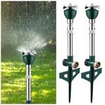 2 Pcs Garden Lawn For Yard, Above Ground Tall Metal Water Sprinkler... New. Price: $49.32.