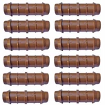 Habitech 1/2" Coupling Drip Irrigation Fittings (12 Pack) - Inch, Brown New. Price: $13.98.