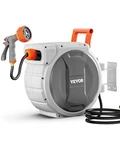 Vevor Retractable Garden Hose Reel 5/8 In X 100 Ft Wall Mounted New. Price: $125.90.