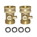 Hqmpc 3/4" Ght Heavy Duty Garden Hose Shut Off Ball Valve, 2-PACK New. Price: $31.98.