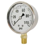 Valley Industries CS-2141GXB100 Pressure Gauge, Liquid Filled, Stainless Steel New. Price: $33.63.