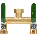 Yayamz Garden Hose Splitter, 3/4 Rust And Freeze Resistant Outdoor Mani... New. Price: $40.73.