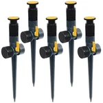 Multi Adjustable Spike Sprinkler (5-PACK) Ft Green Control Water Flow Melnor New. Price: $29.49.