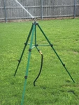 Orbit Impact Sprinkler On Tripod Stand 360 Rotating Lawn Garden Adjustable Used. Price: $25.49.