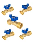 5 Pcs Efield 1/4 Turn Spigot ,outdoor Brass Valve Male Npt Inlet X3/4" Mht New. Price: $29.99.
