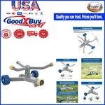 Heavy-duty Metal 3-ARM Rotary Sprinkler System For Yard & Garden, 360 Covera... New. Price: $42.41.