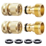 Garden Hose Quick Connect 3/4 Brass 2 Sets Female HQ-K03A Hqmpc Solid Water New. Price: $35.99.