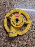 Nelson Sprinkler Yellow "can't Beat 'em" Stationary Vintage Usa Made Used. Price: $17.77.