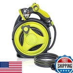 Yashine 50FT Retractable Garden Hose Reel Portable 455FT 10 Patterns New. Price: $63.27.