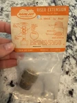 Nos Rain Jet Sprinklers Brass Flow Adjustor For 1/2 Riser No. 5041E Vintage New. Price: $20.00.