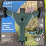 Orbit 85' Coverage Premium Metal Impact Sprinkler On Plastic Wheel Base 228475 New. Price: $18.99.